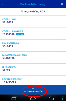 How to pay bills and services on ACB Online Picture 13