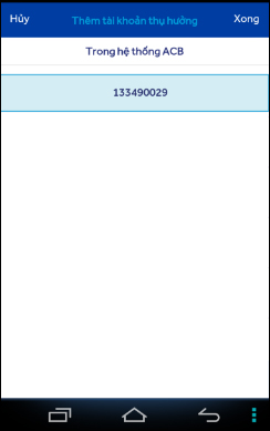 How to pay bills and services on ACB Online Picture 14