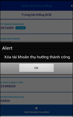 How to pay bills and services on ACB Online Picture 17