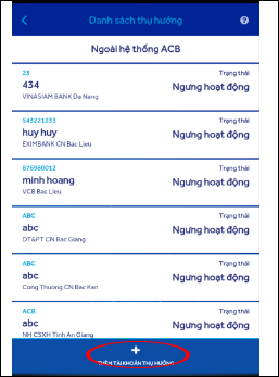 How to pay bills and services on ACB Online Picture 19