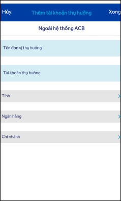 How to pay bills and services on ACB Online Picture 20