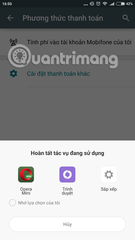 How to pay for apps on Google Play with Mobifone account Picture 8