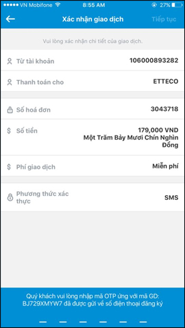 How to pay QR Pay on Vietinbank iPay Picture 5
