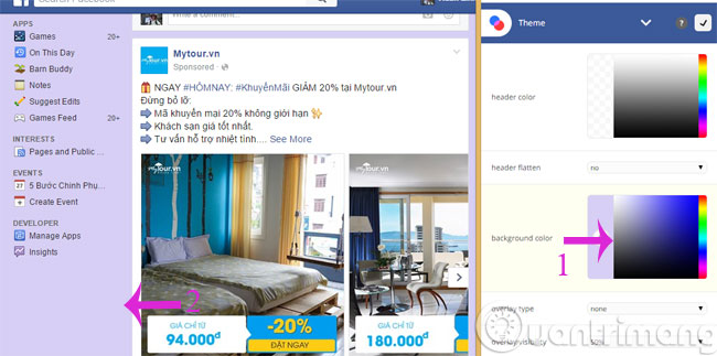 How to personalize the Facebook interface? Picture 4