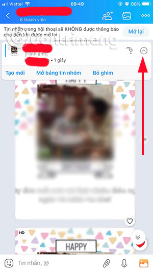 How to pin a message on Zalo Picture 4