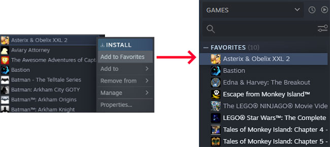 where does steam install games windows 10