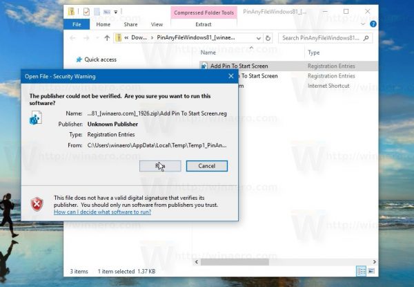 How to pin any file to Start Menu on Windows 10 Picture 2