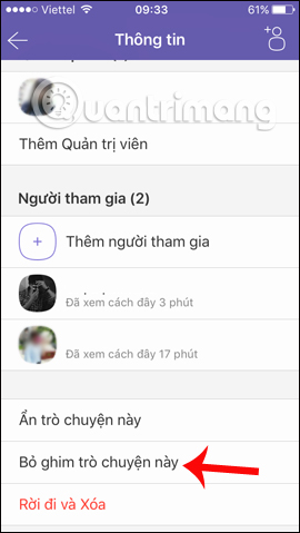 How to pin messages to chat groups on Viber Picture 9