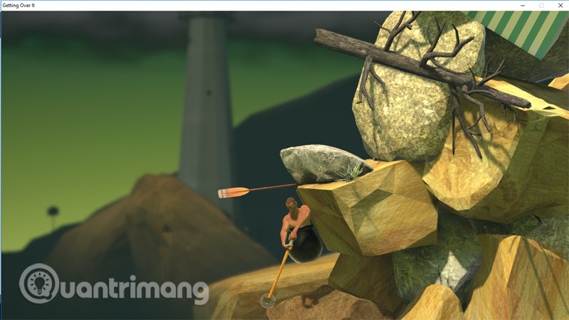 How to play games Getting Over It super addictive, super inhibited Picture 6