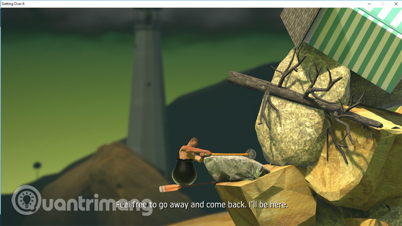 How to play games Getting Over It super addictive, super inhibited Picture 7