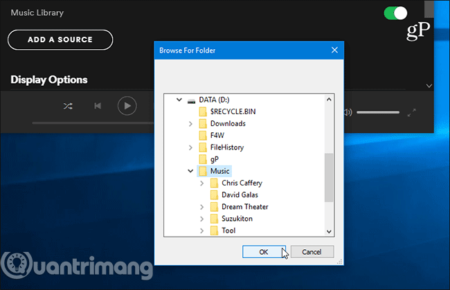 How to play local music collection on Spotify Picture 2