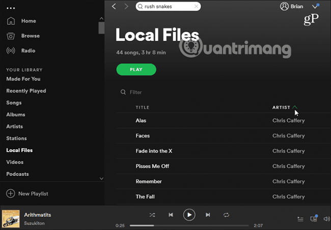 How to play local music collection on Spotify Picture 4
