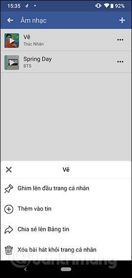 How to play music on Facebook personal page Picture 8