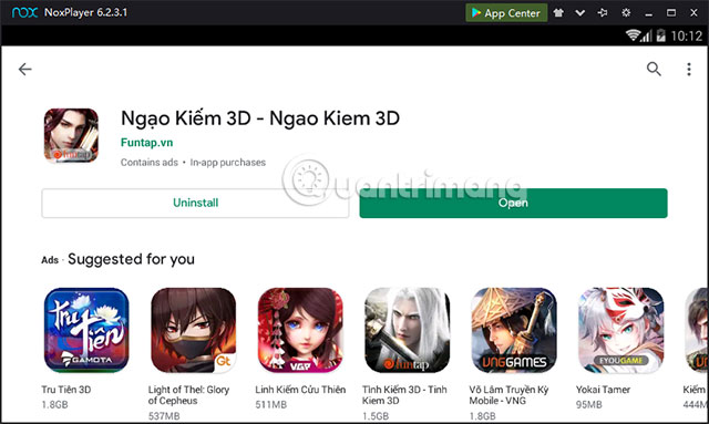How to play Ngao Kiem 3D on the computer Picture 3