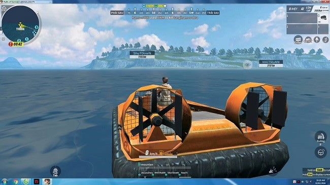 How to play Rules Of Survival when the ball is narrowed into the sea, rivers and lakes Picture 3