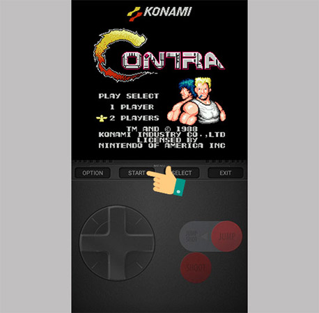 How to play the legendary Contra game on Android Picture 10