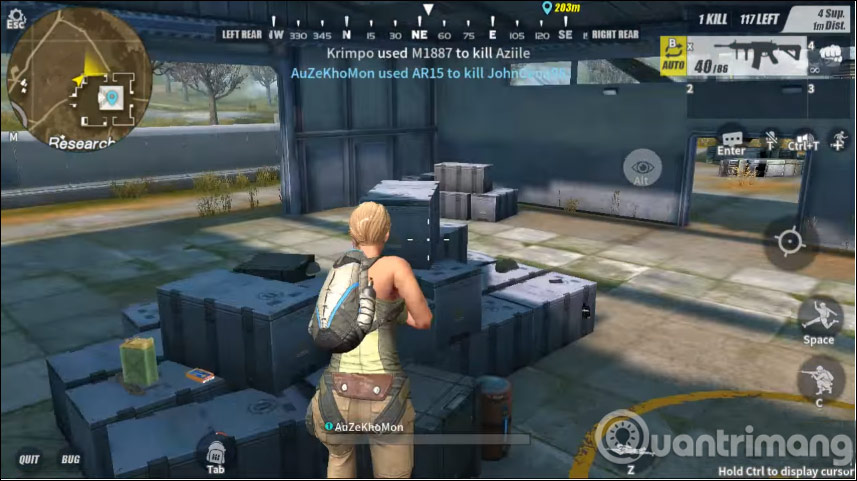 How to play the Rules Of Survival game on the computer Picture 9