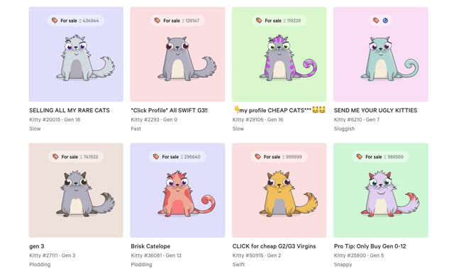 How to play the virtual cat CryptoKitties game Picture 2