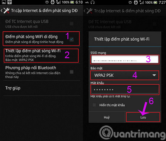 How to play Wifi from iPhone, Android to laptop Picture 9
