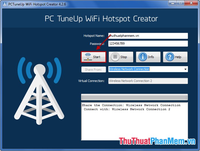 How to play Wifi on Laptop with Free Wifi Hotspot Creator Picture 5