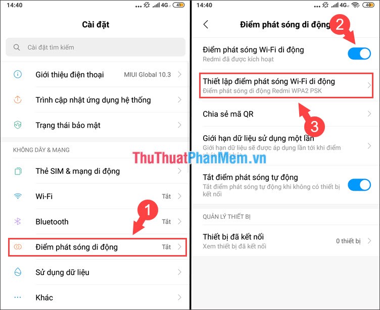 How to play wifi on your phone, share 3G, 4G connection on iPhone and Android Picture 10