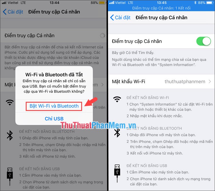 How to play wifi on your phone, share 3G, 4G connection on iPhone and Android Picture 5