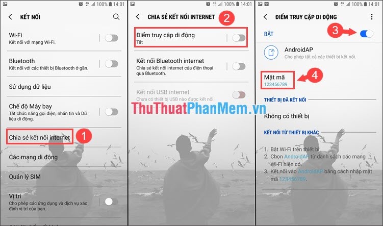 How to play wifi on your phone, share 3G, 4G connection on iPhone and Android Picture 7