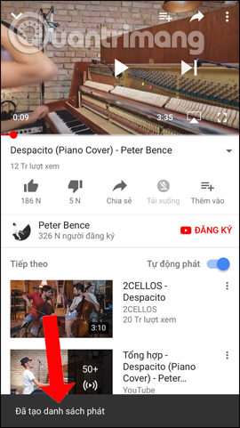 How to play YouTube videos automatically on Android and iPhone phones Picture 6