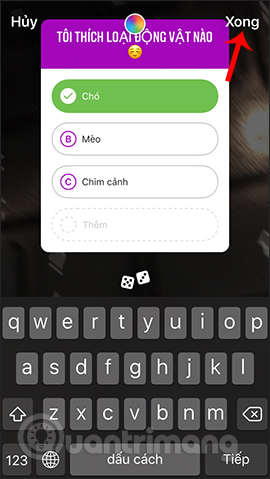 How to post a quiz on Instagram Story Picture 11