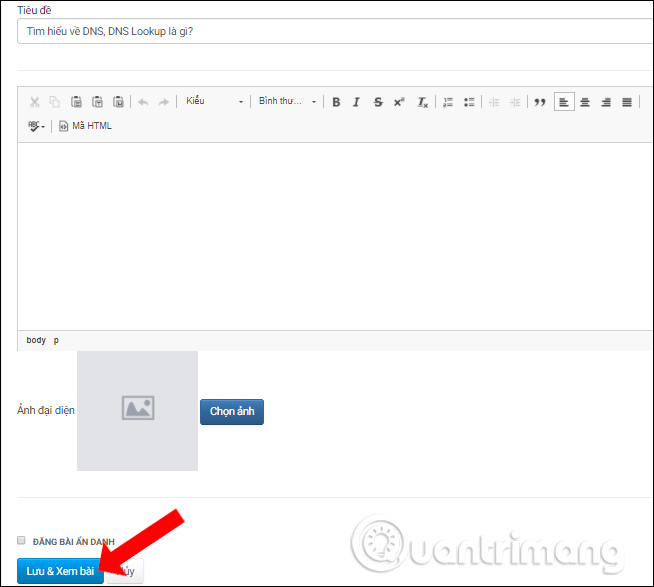 How to post articles on Digitalized Knowledge System - itrithuc.vn Picture 11