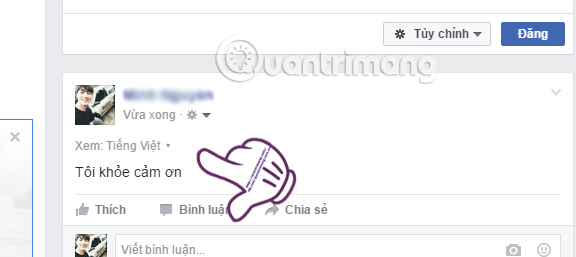 How to post Facebook status with multiple languages Picture 10