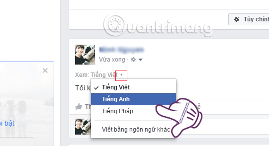 How to post Facebook status with multiple languages Picture 11