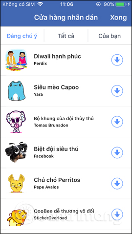 How to post Facebook status with sticker Picture 5