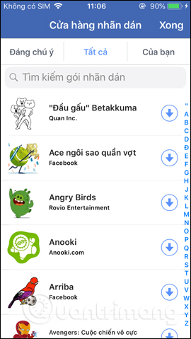 How to post Facebook status with sticker Picture 6