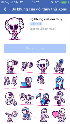 How to post Facebook status with sticker Picture 8