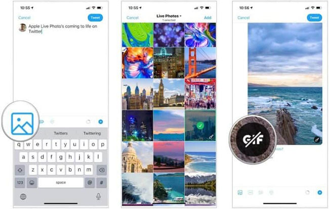 How to post Live Photos from iPhone as GIF on Twitter Picture 2