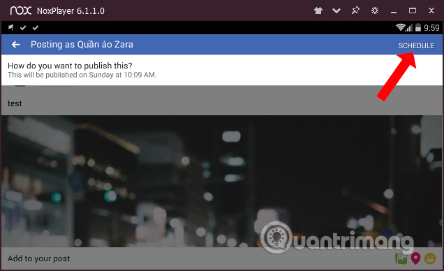 How to post photos and videos at the same time to Facebook Fanpage Picture 20