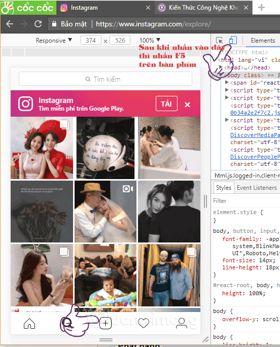 How to post photos to Instagram from a computer Picture 4