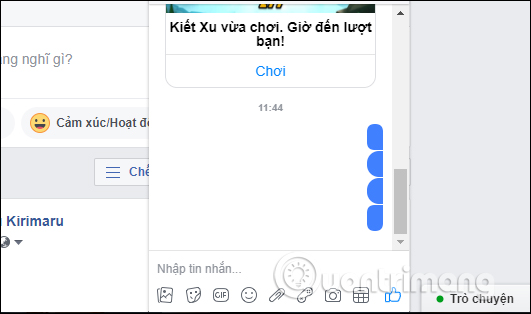 How to post status, comment, white message on Facebook Picture 8