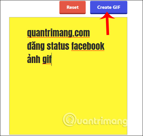 How to post status Facebook GIF images Picture 3
