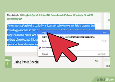 How to Preserve Formatting When Using Copy and Paste Picture 1