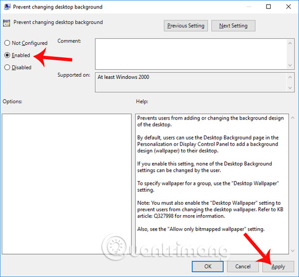 How to prevent anyone from changing Windows wallpaper? Picture 4