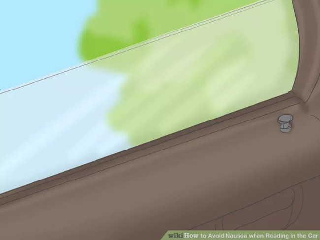 How to prevent dizziness and nausea when reading books on the train Picture 3