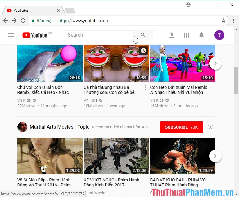 How to prevent inappropriate videos for children on YouTube Picture 1