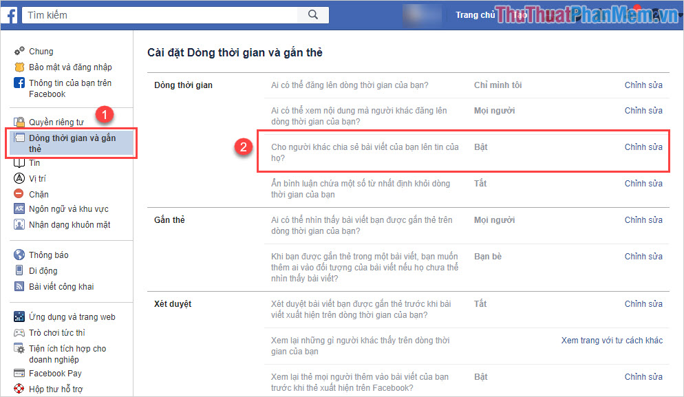 How to prevent others from sharing your photos and posts on Facebook Picture 2