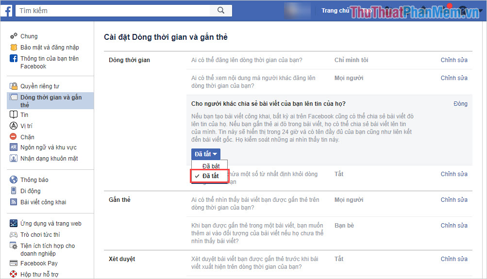 How to prevent others from sharing your photos and posts on Facebook Picture 3