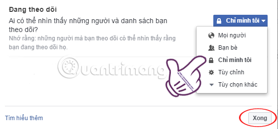 How to prevent people from knowing you Follow anyone on Facebook Picture 3