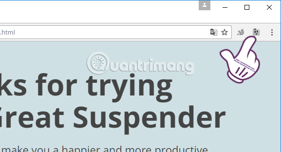 How to prevent RAM for Google Chrome with The Great Suspender Picture 3