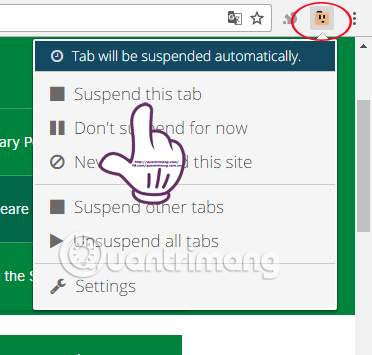 How to prevent RAM for Google Chrome with The Great Suspender Picture 4