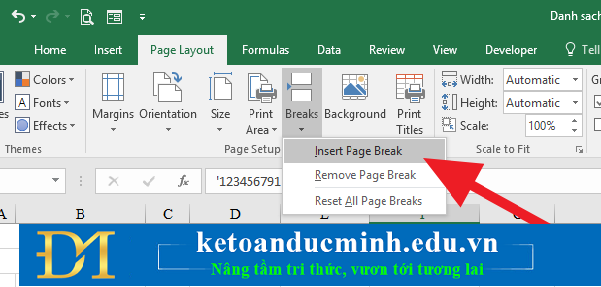 How to print an Excel file on an A4 sheet of paper Picture 6